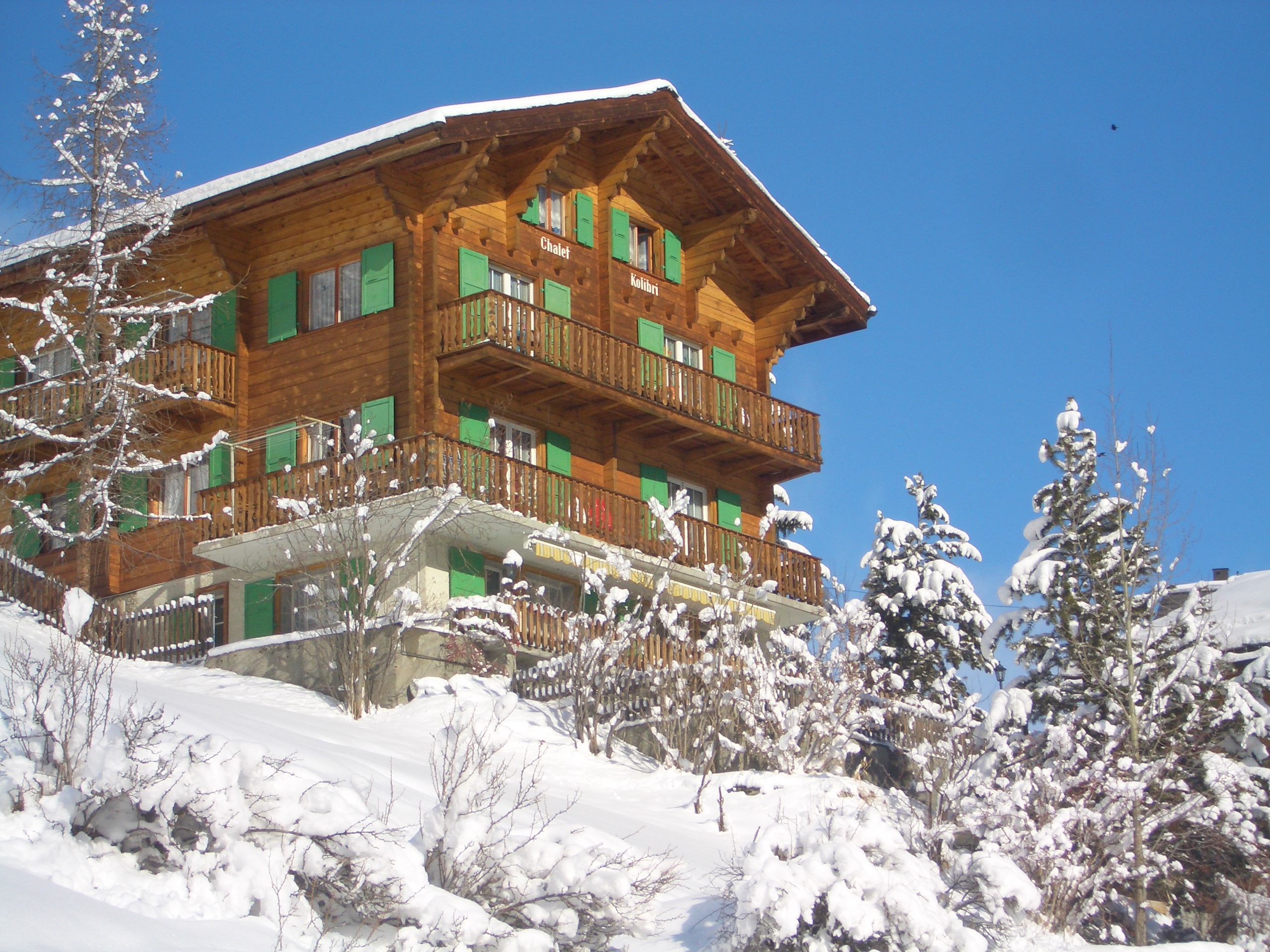 Chalet im Schnee